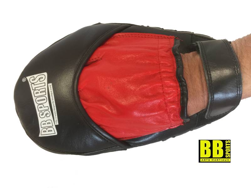 Patte d'ours de boxe en cuir et mousse - Boutique Arts Martiaux et Sports  de Combat par BB Sports