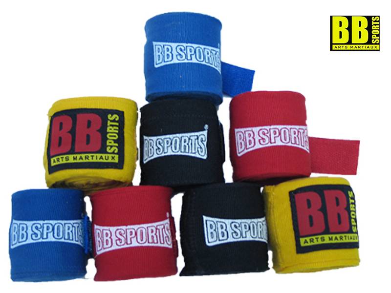 Lot de 2 Bande de Boxe Sport de Combat Coton 2,5 M × 5 cm - Cdiscount Sport