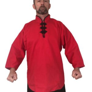 Veste de kung-fu rouge