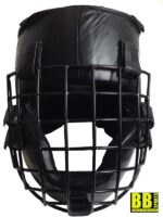 Casque de haute protection pour sport combat noir