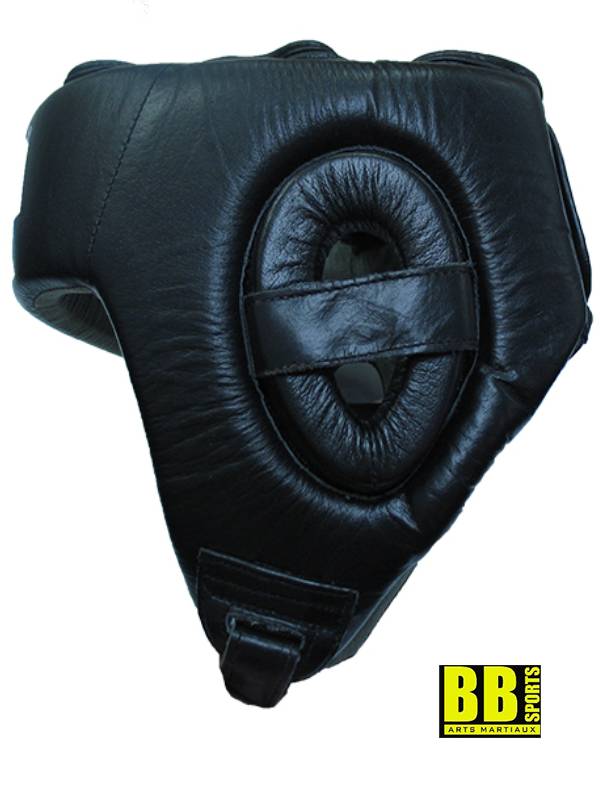 Casque de boxe anglaise en cuir à prix réduit