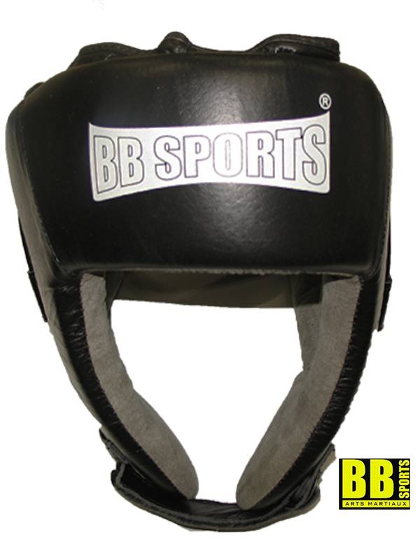 Casque de boxe anglaise en cuir à prix réduit