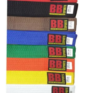 Ceinture de judo différentes couleurs