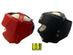 Casque multi boxe noir rouge vue profil