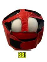 Casque multi boxe rouge vue dos