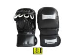 Gants de MMA en cuir noir
